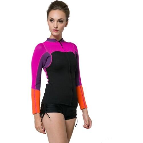 2mm neoprene sucba diving wetsuits women rush guard swimming surfing short body suit