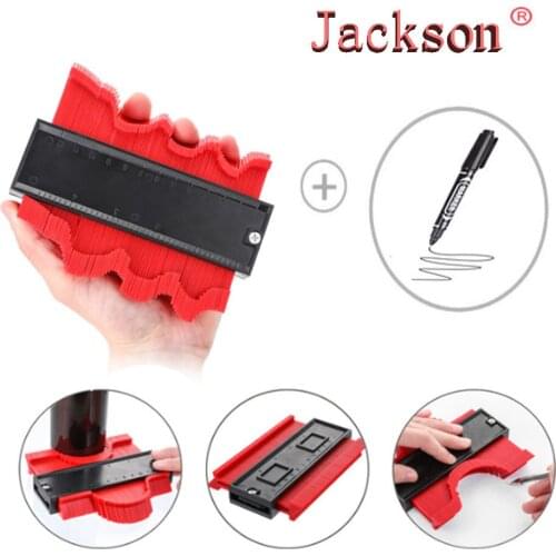 New 5/10 Inch Plastic Profile Copy Gauge Contour Gauge Duplicator Tiles Wood Marking Tool Tiling Laminate Tiles General Tools