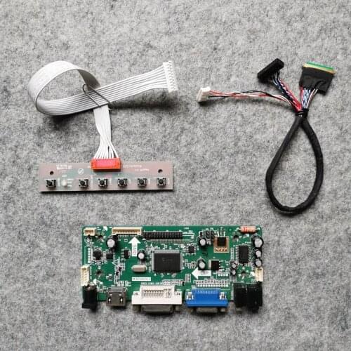 Fit BT101IW01/BT101IW03/HSD101PFW2/HSD101PFW4 screen 40-Pin LVDS 1024*600 M.NT68676 Kit drive board card VGA+DVI WLED 60Hz