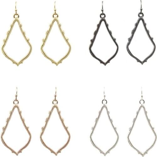 Hook Earrings Brand Jewelry Roes Gold Plating Dainty Silhouette Drop Earrings