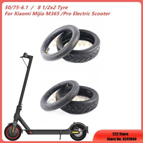 50/75-6.1 Tube Tire 8 1/2x2 Tyres for Xiaomi Mijia M365 / Pro Electric Scooter Pneumatic Thick Strong for 8.5 Inch Kick Scooter