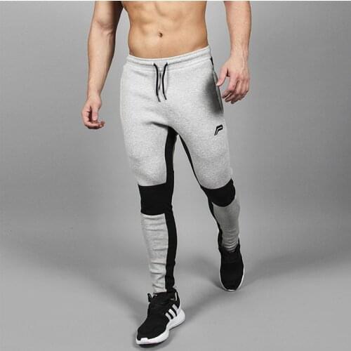 Workout Jogging Pants Men Cotton Running Sport Pants Men Gym Pants Fitness Trousers Rashgard Mens Bodybuilding Bottom Sportswear
