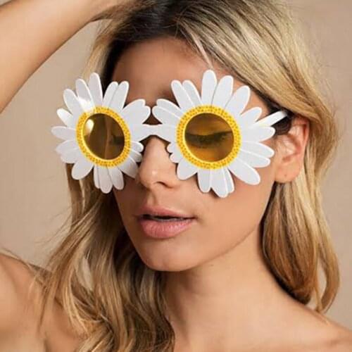 Sunflower Glasses Party Carnival Glasses Crazy Fancy Novelty Party Sunglasses Dress Up Glasses Suitable Kids Adults Toy