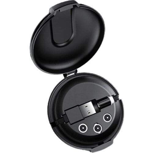 Three-in-one Magnetic Absorption Data Cable Support Fast Charging Data Transmission Mobile Phone Retractable Data Cable dropship