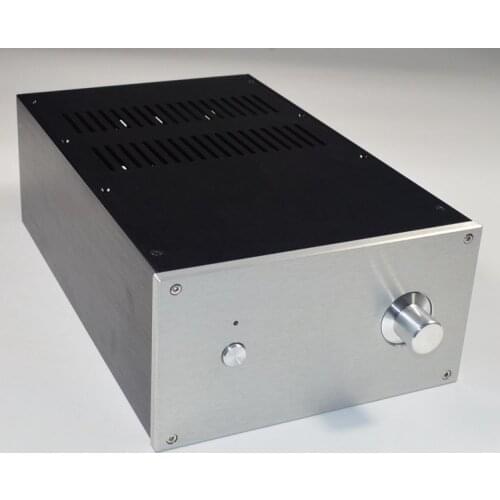 WA141 All aluminum amplifier chassis / Preamplifier case / AMP Enclosure DIY box (225 *120*351mm)