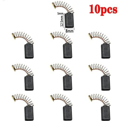 10pcs carbon brush electric grinder spring hammer planer hand drill percussion tool accessories