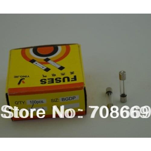 100pcs Fast Blow Glass Fuse 6mm x 30mm 250V 8A