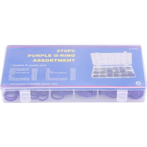 270pcs Assorted Car Air Conditioning Compressor O-ring Seal Gasket Set Rubber Washer Seals Car Styling