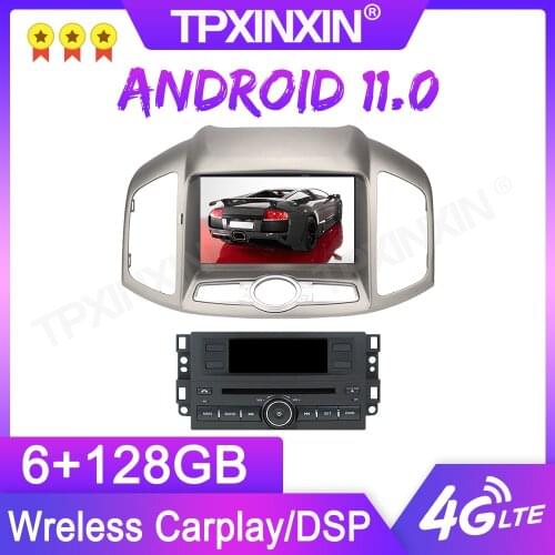 Android 11 6+128G For Chevrolet Captiva 2012-2016 Car Multimedia Player Auto Radio Audio Stereo Car GPS Player Head Unit 4G LTE