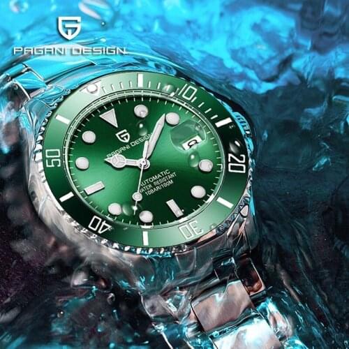 PAGANI Design Mens Mechanical Watches Top Luxury Brand Automatic Watch Mens Sapphire Glass Stainless Steel Waterproof Watches