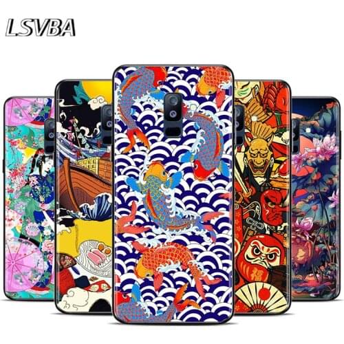 Japanese style Art Japan For Samsung Galaxy A9 A8S A8 A7 A6S A6 A5 A3 A750 Plus 2018 2017 2016 Star Phone Case