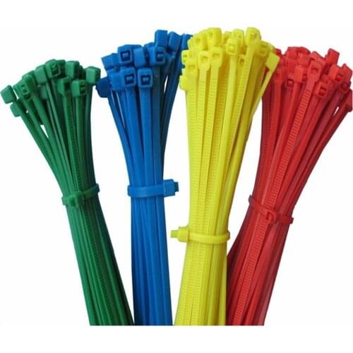 2X150mm colored self lock cable tie 0.08X5.9 inch Nylon colored self locking cable tie ,1000pcs/lot