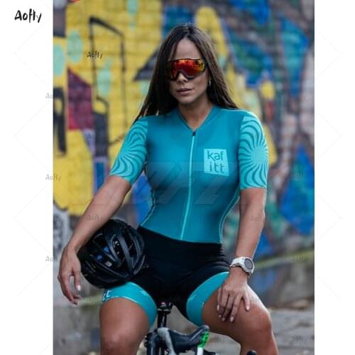 Kafitt Cycling 2020 Summer Short Sleeve Little Monkey Female Cycling Jumpsuit Man Bike Clothing Triathlon Couple Bicycle Clothes