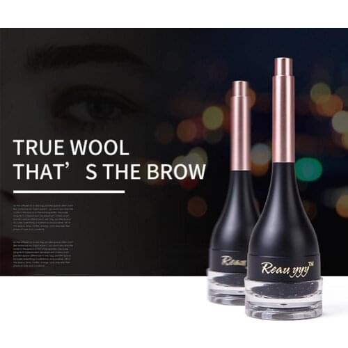 4 Color Eyebrow Cream Enhancers Long-lasting Waterproof Air-cushion Dye Eye Brows Gel Brown Tinted Liquid Eyebrows Eye Makeup