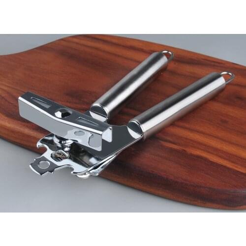 Multifunctional Stainless Steel Professional Tin Can Opener Kitchen Craft Easy Grip Opener For Cans Bottle Opener