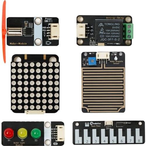 Gesture Recognition Motor Relay Soil Moisture Trafficlight Water Droplets Water Depth 8x8 Dot Matrix Slide Potentiometer Sensor