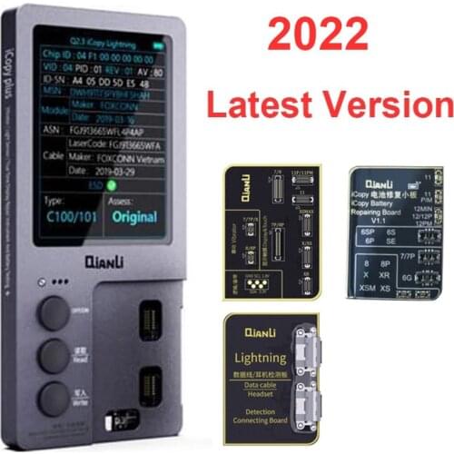 New Qianli iCopy plus for Phone 11 promax 11 pro Xsmax Xs X 8 7 LCD Screen Ture Tone /Virbrator Programmer 2.1 Version