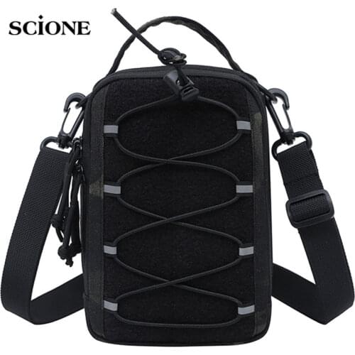 Tactical Pouch Belt Waist Pack Bag Small Pocket Military Waist Pack Running Pouch Travel Camping Change Bags Soft Back X195A