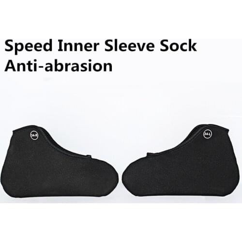 Comfortable soft thick sock for inline speed skates shoes elastic nylon skating sleeve foot anti-abrasion protector EUR 32 to 45