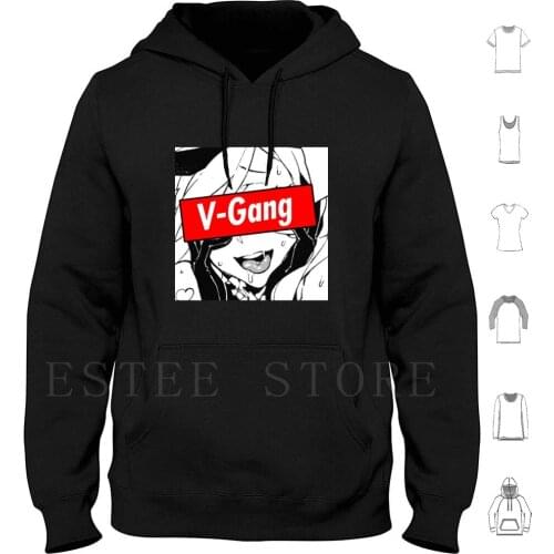 V-Gang Aheago Face 2 Hoodies Aheago Face Vgang Virgin Boi Tok Hentai Anime