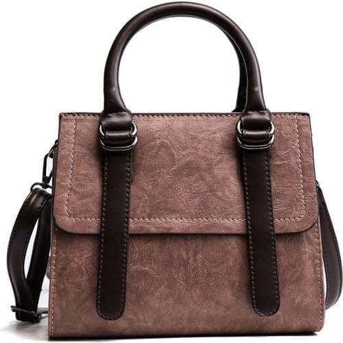 Vintage Fashion Hand Bag Bags Tote Womens Handbags Purses 2021 NEW PU Leather Women Shoulder Crossbody Bags Bag