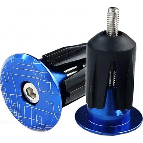 60% Hot Sale 2Pcs Aluminum Alloy Bicycle Handlebar End Plugs Caps for Road Mountain Bike MTB Bike Accessories