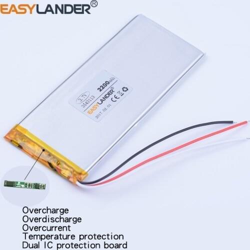 3-wire 3043113 XWD 3543113P 3545113P 3.7V 2050mAh polymer lithium battery for china clone Goophone 5.5 iphone 6S 6plus GPS DVR