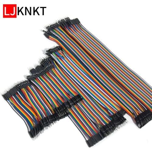 40pcs Color dupont Line connection 30CM 20cm 10cm Jumper Wire Male to Male Male to Female Female to Female Sewing thread