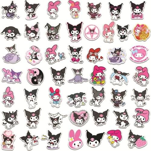 50pcs Anime Cool Lome Graffiti Stickers Luggage Laptop Water Cup Motorcycle Waterproof Sticker Cute Girl Toy