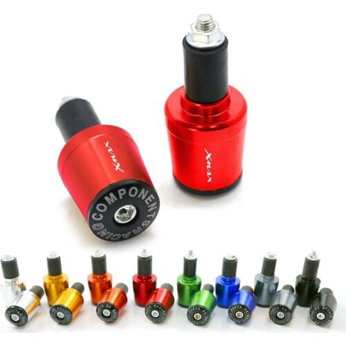 Motorcycle Parts CNC 7/8"22MM Handlebar Grips Handle Bar Cap End Plugs For YAMAHA XMAX 300 X MAX 125/200/250/400 X-MAX