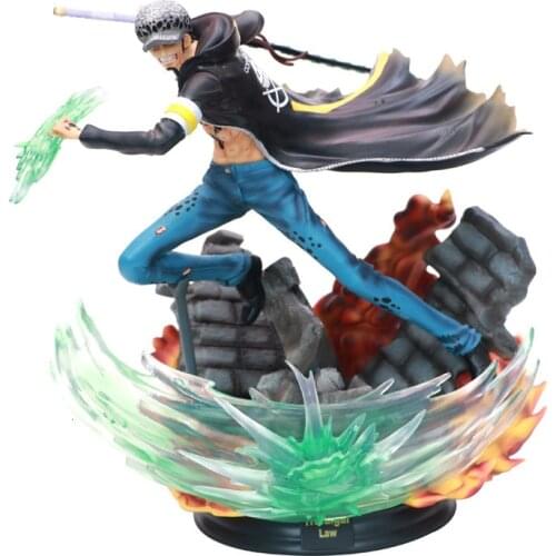 Exquisite Quality Anime One Piece GK Trafalgar Law Battle mode Pvc 31cm model Action Figure Collection Toy Desktop Decoration