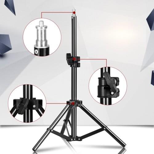 68 Cm Photography Mini Tripod 1/4 Screw Head Lamp Holder Tripod for Studio Ring Light LED Light Reflector Soft Box Accessories