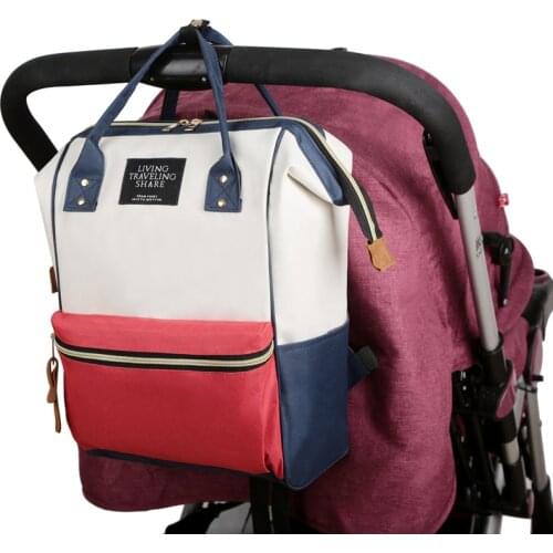 Fashion Mummy Maternity Nappy Bag Brand Zipper Large Capacity Baby Diaper Bag Stroller Travel Backpack Designer for Baby Care