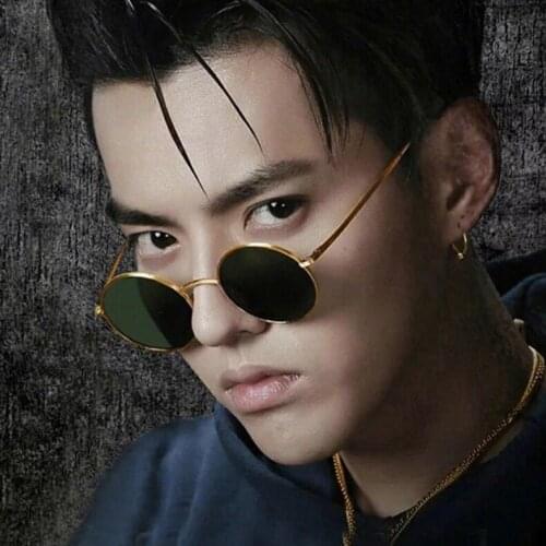 TEENYOUN New Metal Frame Round Sunglasses Women Retro Round Sun Glasses Black Eyeglasses Oculos Gafas De So Eyewear