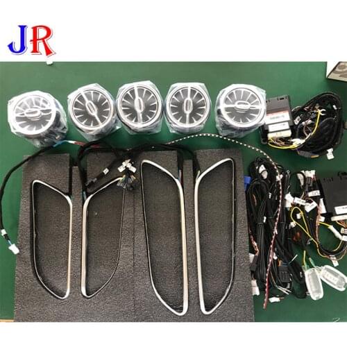 LED luminous air outlet is suitable for Mercedes-Benz CLA w117 GLA W176 atmosphere light AC outlet synchronous atmosphere light