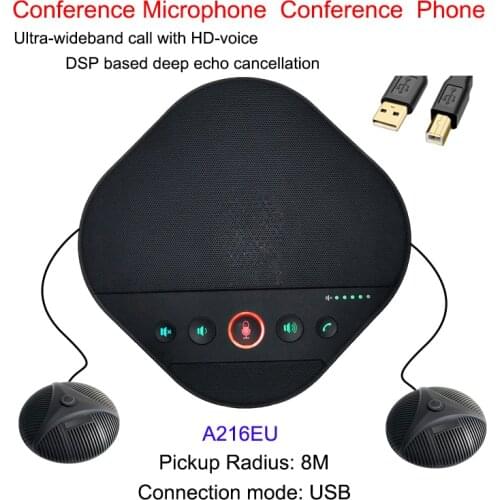 Conference room speakers USB omnidirectional free driver video conference microphone speaker