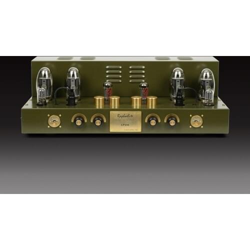 Raphaelite KT150 push-pull combined power amplifier 435W, dedicated for speakers. Input sensitivity: 400mV, SNR: 80dB