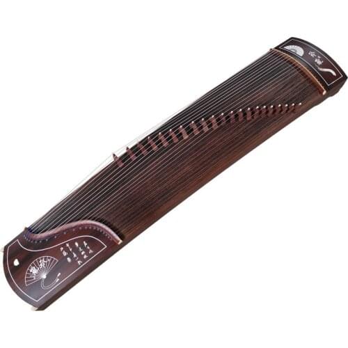 Yellow River Wind Rosewood Engraving Guzheng Bone Meal Inlaid Calligraphy Adult Childrens Entry Test Guzheng 1.63 Guzheng