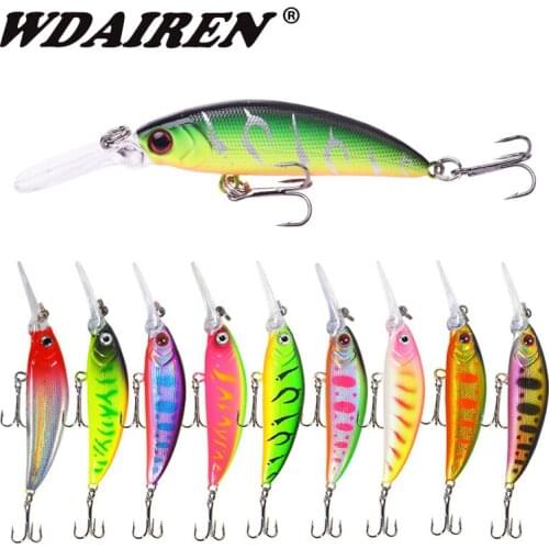 1pcs Mini Crazy Fishing Lure 7cm 5.7g Minnow Wobbler Hard Bait Artificial Sinking Crankbait For Bass Pesca Japan Fishing Tackle