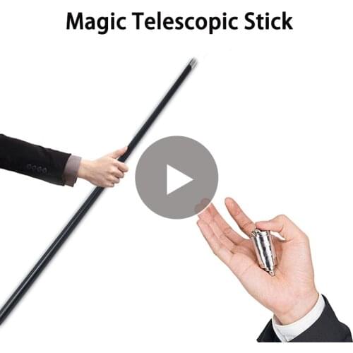 110cm/150cm Magic Telescopic Rod Hollow Martial Arts Metal Magic Pocket Outdoor Car Steel Wand Elastic Stick