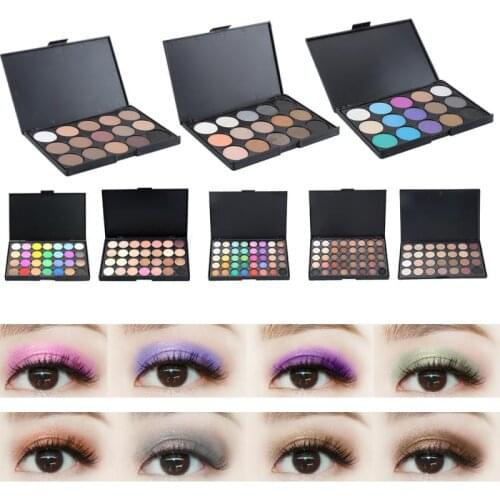 40 Colors Eyeshadow Palette Powder Shimmer Eyeshadow Powder Matte Glitter Eyeshadow Long Lasting Brilliant Eyes Makeup Cosmetic