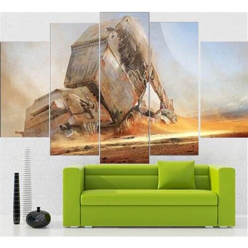 5 Panel Canvas Art Wall Decor American Style Movie Modern Decoration Home Framework Living Room Modurn Print Pictures