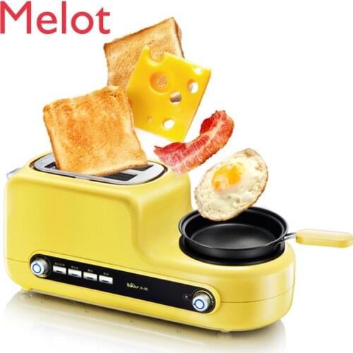 Toaster Household Multi-Functional 2-Piece Toast Breakfast Mini Toaster Automatic Toaster