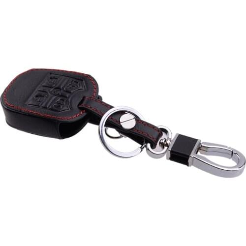 5 Button Car Key Case Fob Cover Holder With Keychain Fit For Ford Explorer Edge F150 Mondeo