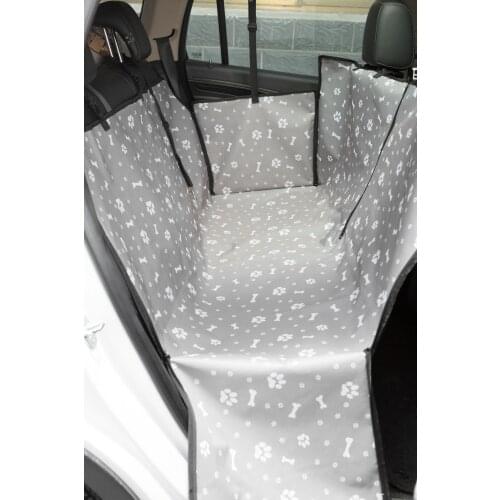 Dog Car Seat Cover 100% Waterproof Pet Dog Travel Mat Mesh Dog Carrier Car Hammock Cushion Protector With Zipper and Pocket