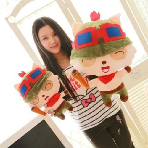 Fancytrader 33'' / 85cm Super Cute Soft Plush Biggest LOL Teemo Toy, Nice Gift and Decoration Toy, Free Shipping FT50149