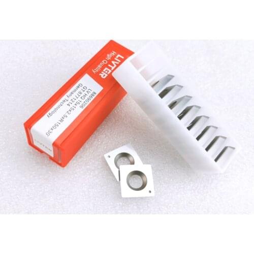 LIVTER 15*15*2.5 R150 carbide inserts 1525R150 woodworking arc knife set camber blades