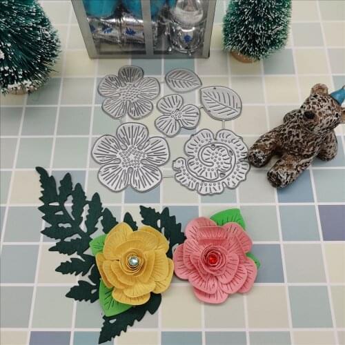 Petal set dies new cutting dies for DIY Scrapbooking Embossing Cards Tool Decorative Crafts Die Cuts
