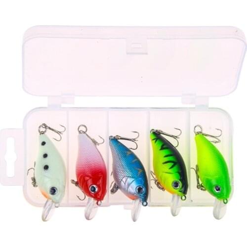 Fishing Lure Set Color Luminous Minnow Plastic Bionic Bait Fishing Accessories