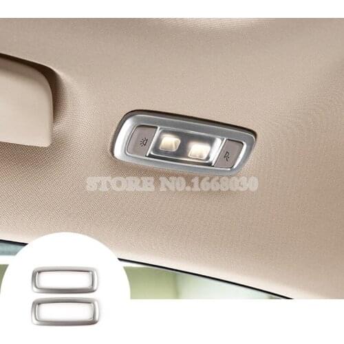 Stainless Rear Reading Light Trim Cover 2pcs For BMW 7 Series G11 G12 2016-2020 Car accesories interior Car Trim